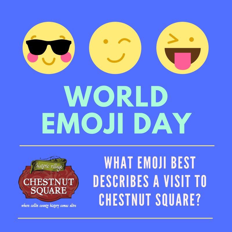 SquareChestnut's tweet image. Happy World Emoji Day! 
What emoji best describes a visit to Chestnut Square? #ChestnutSquare #WorldEmojiDay