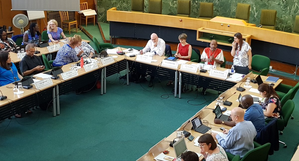 HaringeyJCC's tweet photo. Haringey Cabinet meeting that will discuss ending the HDV begins #StopHDV https://t.co/PXzUetXvjp