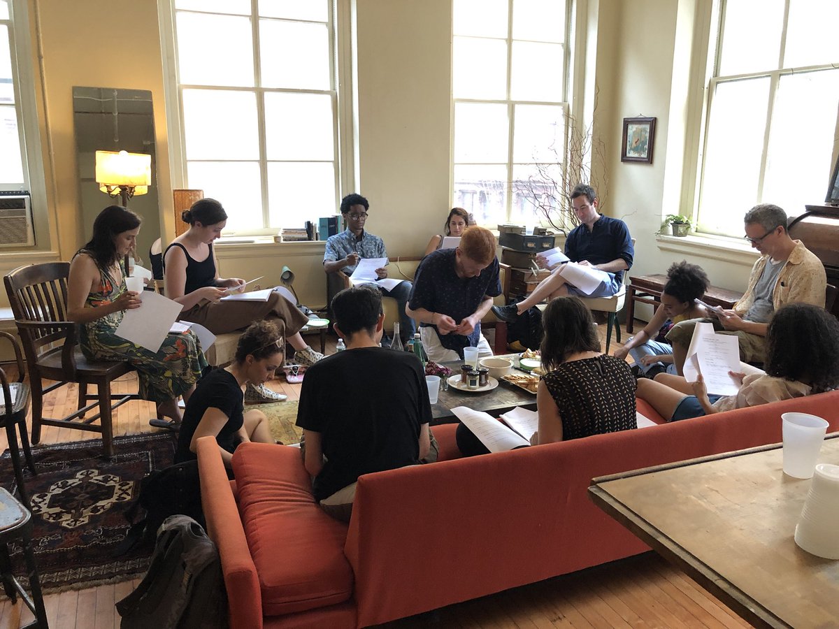 From our first ever table read last night! Big casting news coming soon regarding our Harriet! 🔎