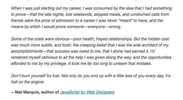 Mat Marquis quote from https://www.getdrip.com/deliveries/quuhsdkajtrkfpsyhtbw?__s=cpyzugeb15fj4tkqfhn5