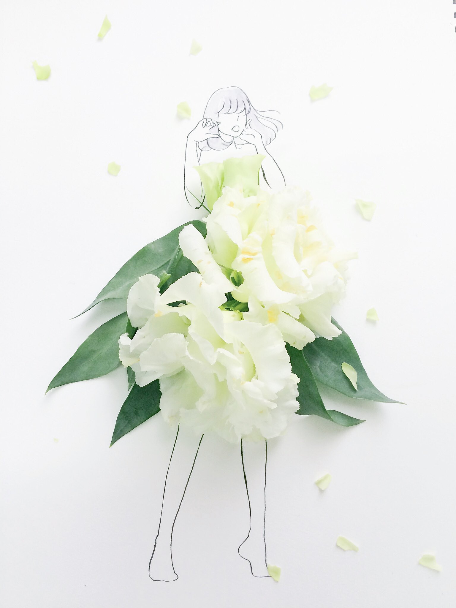はな言葉 葉菜桜花子 新作ドレスできました きょう7月18日は ネルソン マンデラ デー 光化学スモッグの日 誕生花は 白いトルコキキョウ 花言葉 清々しい美しさ T Co 77neczn0jb Twitter