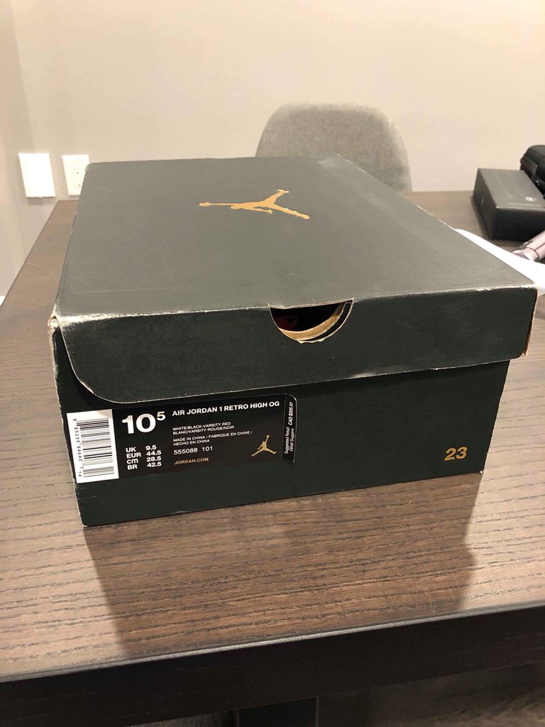 jordan 1 chicago 2015 box