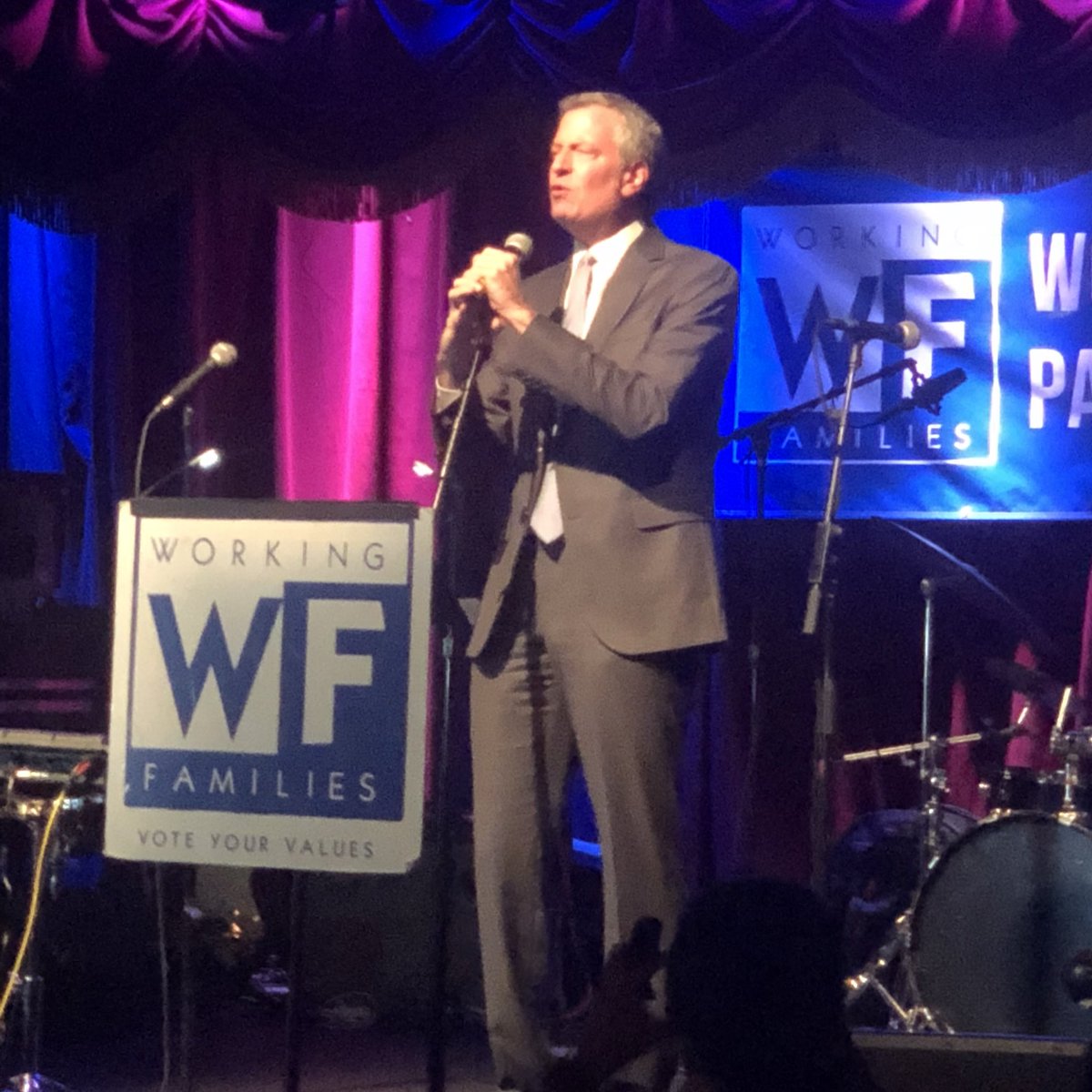 NicodemoNY's tweet photo. Having a great time networking at the @NYWFP 20th Anniversary Celebration.
Thank you, Mayor Bill DeBlasio @BilldeBlasio for your wonderful speech tonight.
#VoteBlue2018 #WFP2018 #Midterms2018 #Progressive https://t.co/4TAml7Eex1