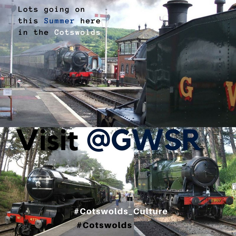 CultureCotswold's tweet photo. Hello everyone,

We are back posting frequently here on Twitter and on our Instagram. 
Make sure you follow us to keep updated on what is coming up this #Summer here in the #Cotswolds! 🕶️☀️

Enjoy your time here in the Cotswolds 📸

Follow @GWSR For #GWSR Updates 🚂 https://t.co/nwguByE1n8