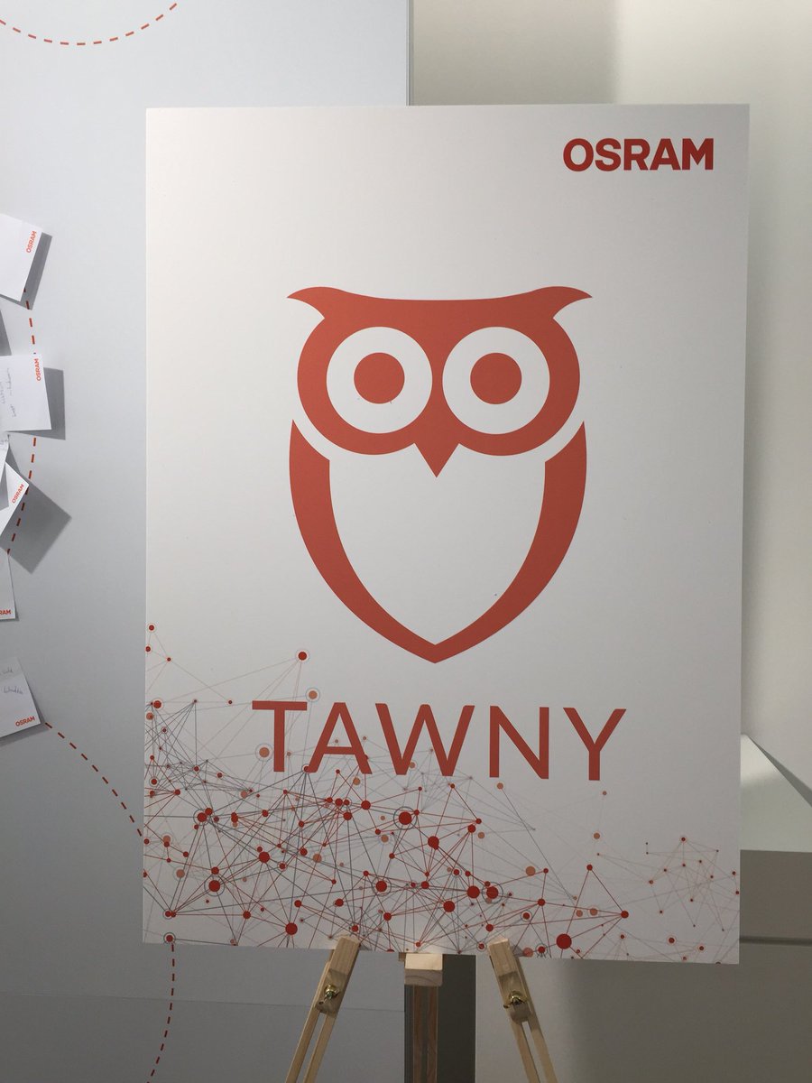 tawny_ai's tweet photo. Happy to was part of the first @OsramCOM #SeiDay - thanks for having us!!! https://t.co/p3gLZViSHV