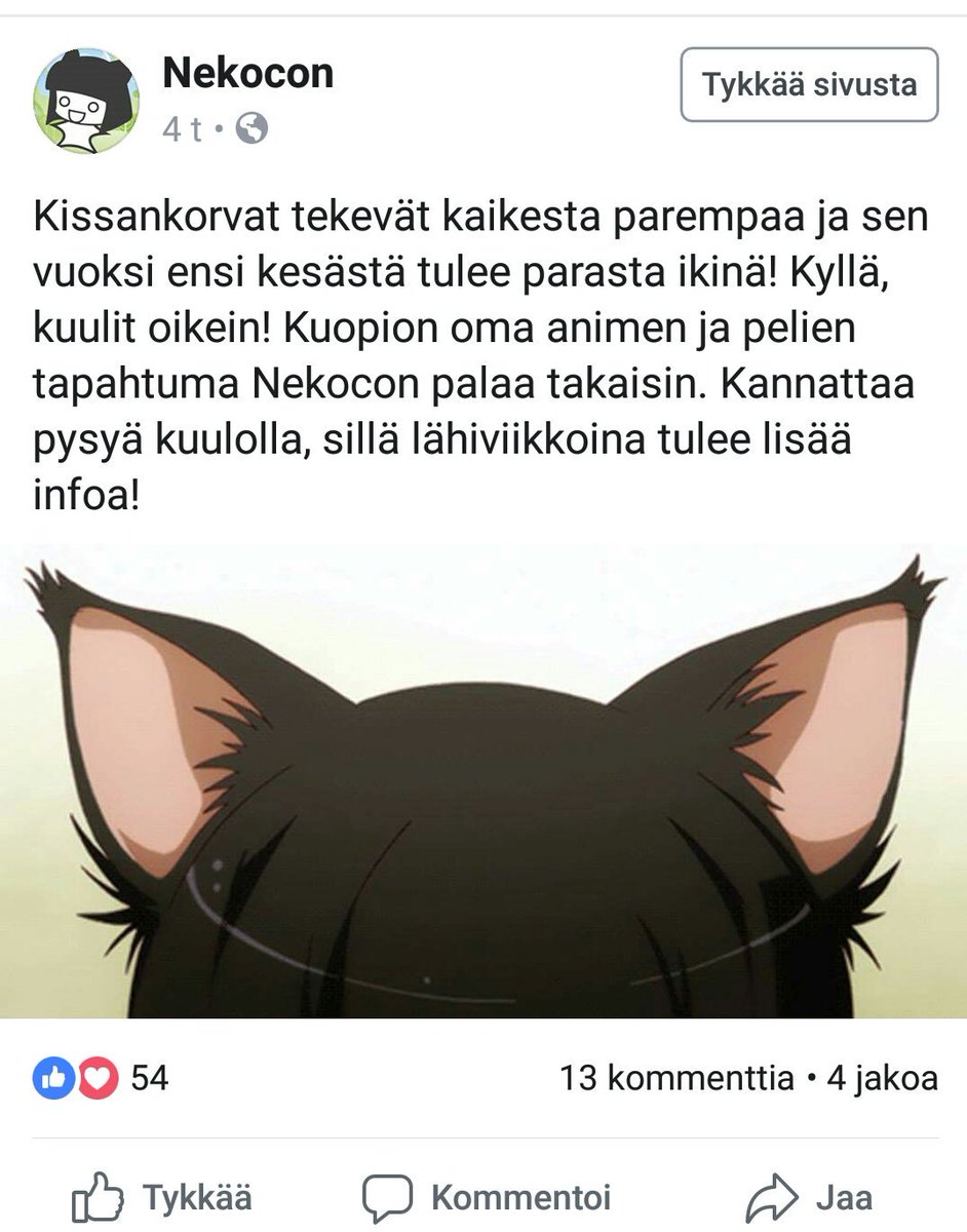 iloedeae's tweet photo. Hahaa arvasin! #nekocon

ps. Oisko se sit taas #ilonacon in aika??? https://t.co/wLyyXNMn2N