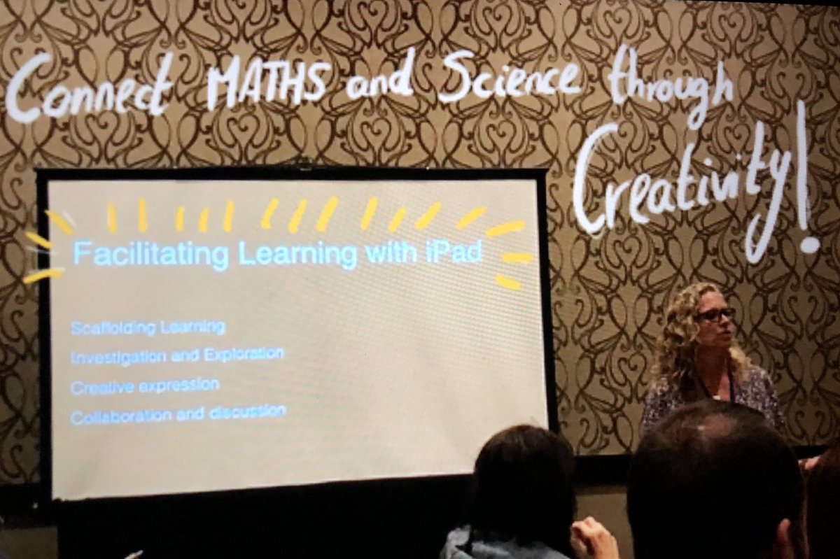 martaruizbenito's tweet image. Connect Maths and Science through Creativity at the #adeww2018 Facilitating Learning with iPad