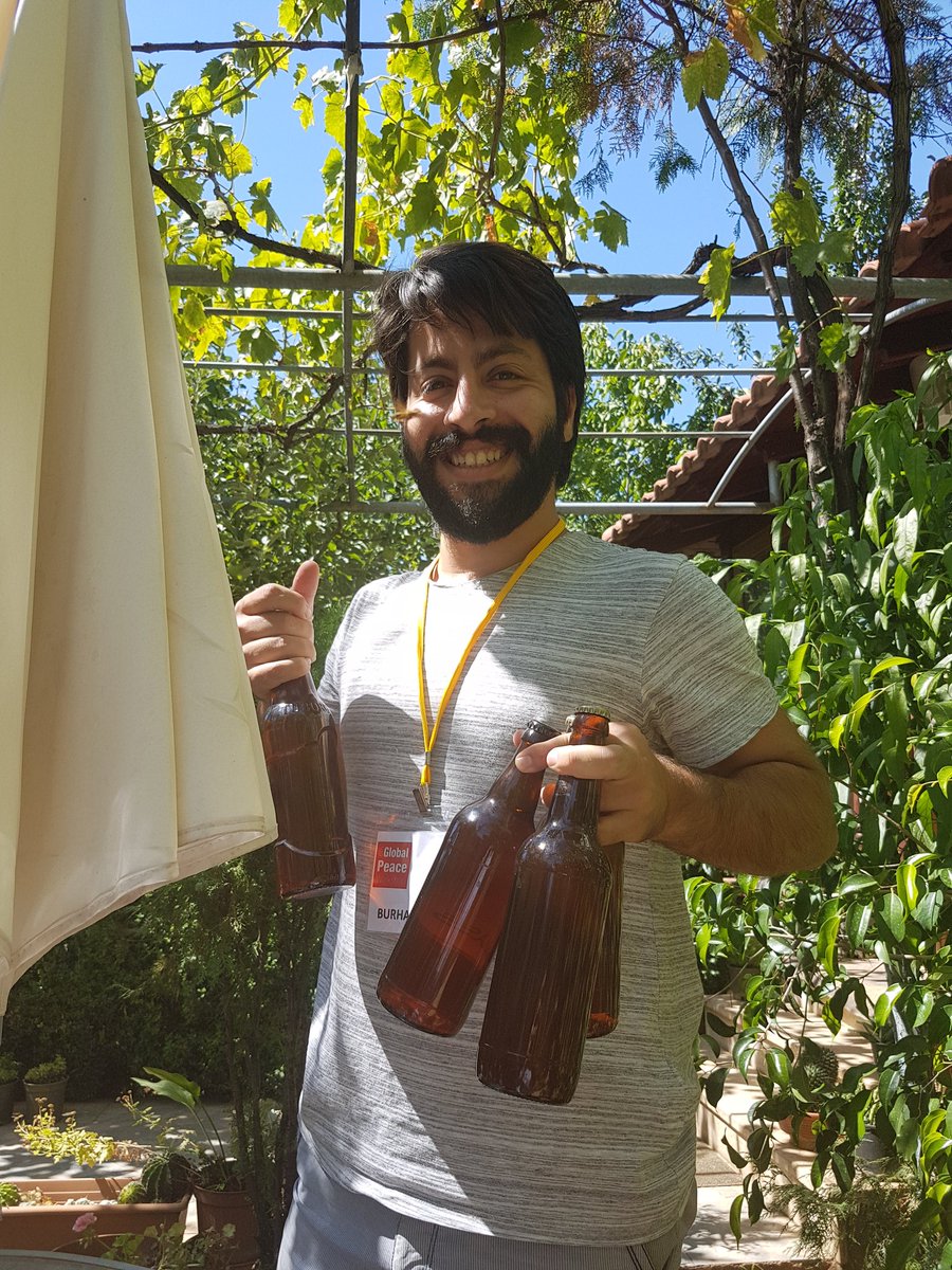 tomfisher123's tweet image. Just when we thought @Barlasb couldn't have been a better host for the last two weeks, he brings out his home-brewed beer. #theprovider 

#mugla
