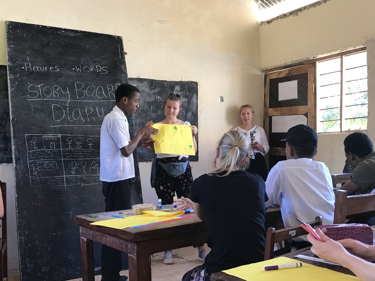 WHSZanzibar's tweet photo. Presenting the fab story boards! https://t.co/MqjgV4oLSh