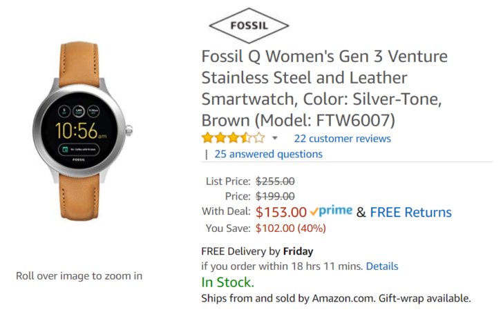 Android Police Deal Alert Fossil Q Gen 3 Venture Watches As Cheap As 153 On Amazon Up To 110 Off T Co Ogwyn5nqcw Android Police Deal Alert Fossil Q Gen 3 Venture Watches As Cheap As 153 On Amazon Up To 110 Off T Co Ogwyn5nqcw