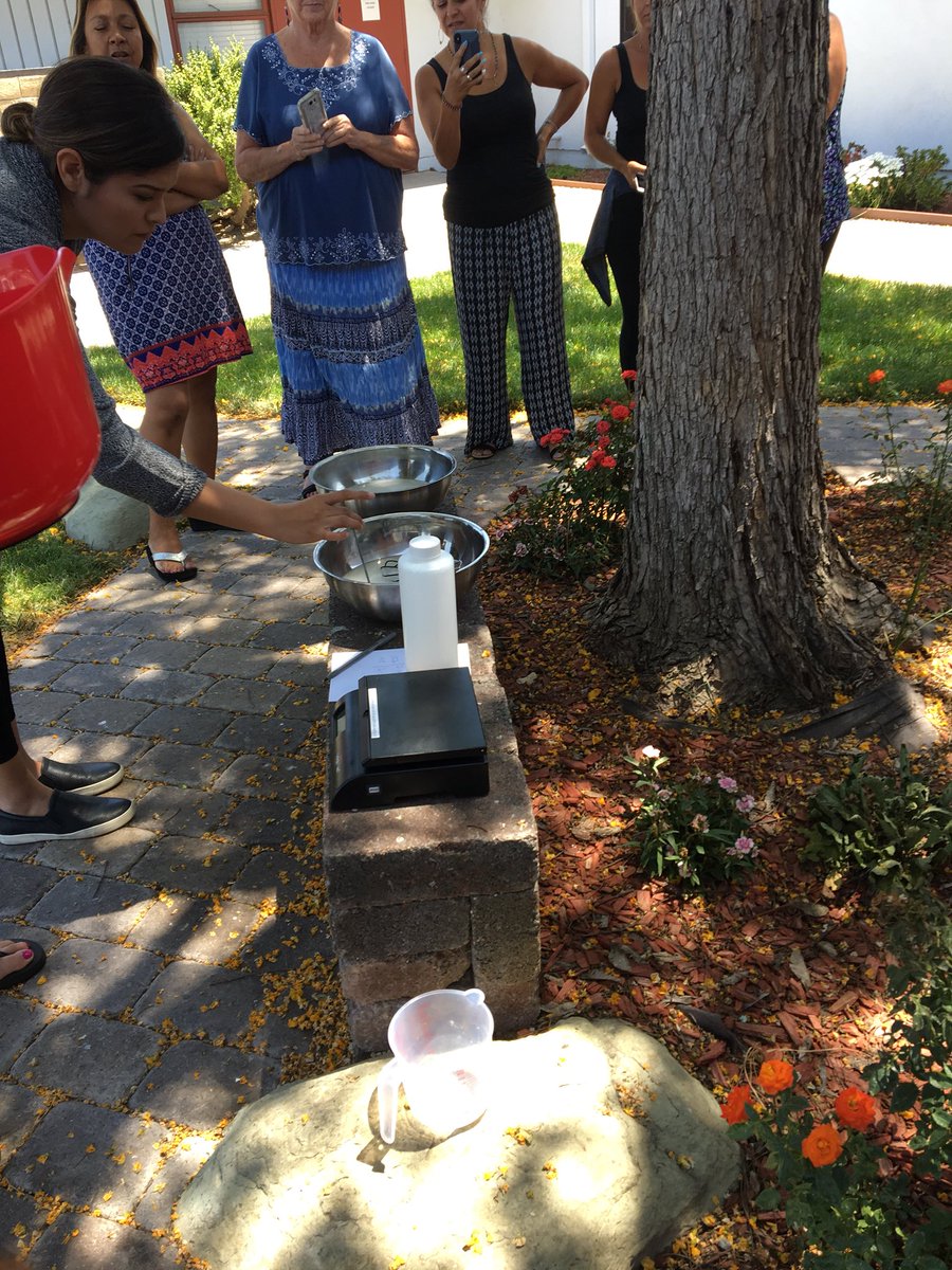 MsOToole32's tweet photo. Making soap!!!! #IBID2018. Thank you for the fantastic experience Ralph! https://t.co/ef3Y7nXztI