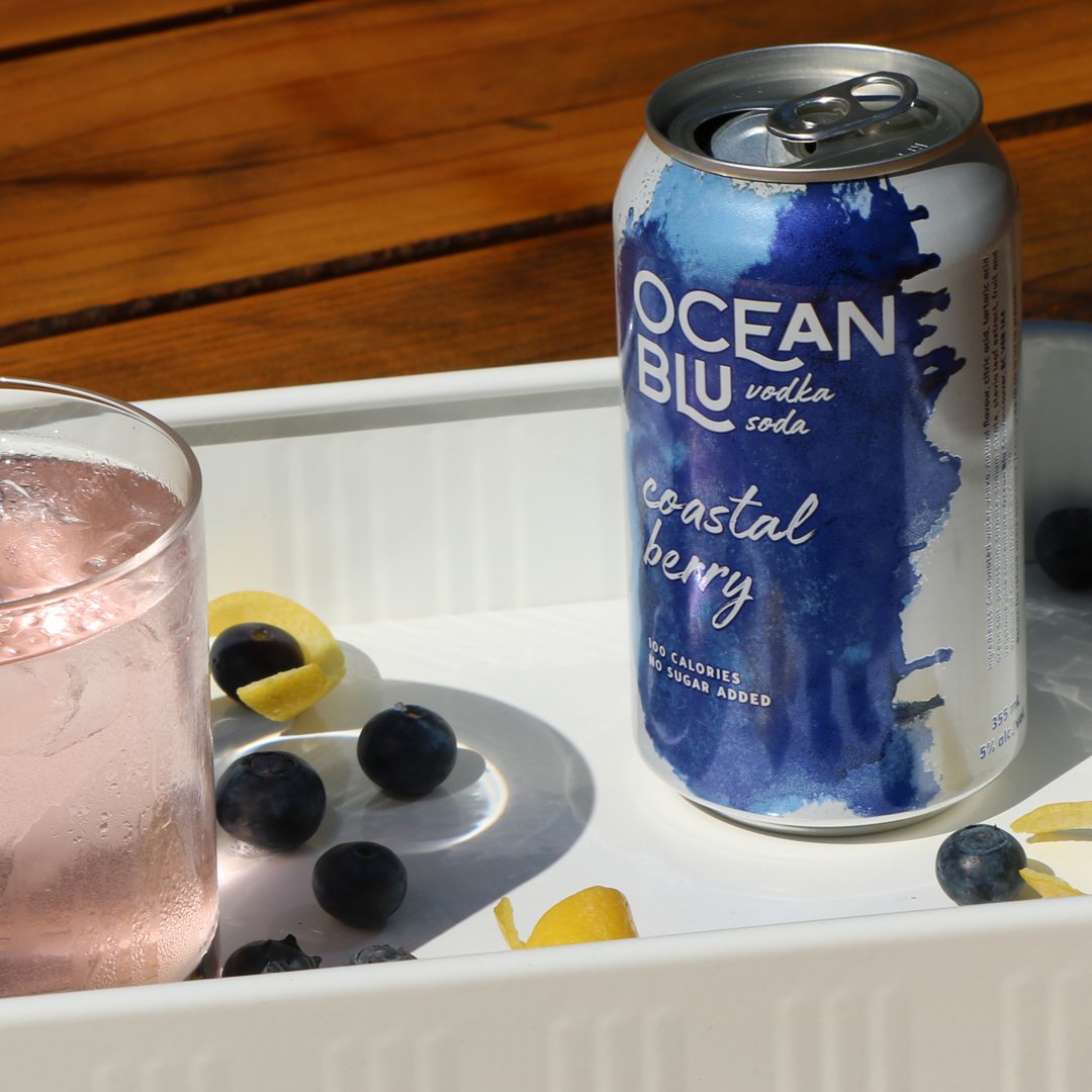 drinkoceanblu's tweet photo. Unlike 'traditional' vodka sodas, Ocean Blu has a burst of sweetness from a splash of Stevia to enhance the flavor! We don't want boring in a can, we want flavor! https://t.co/hGbd0yCiB3