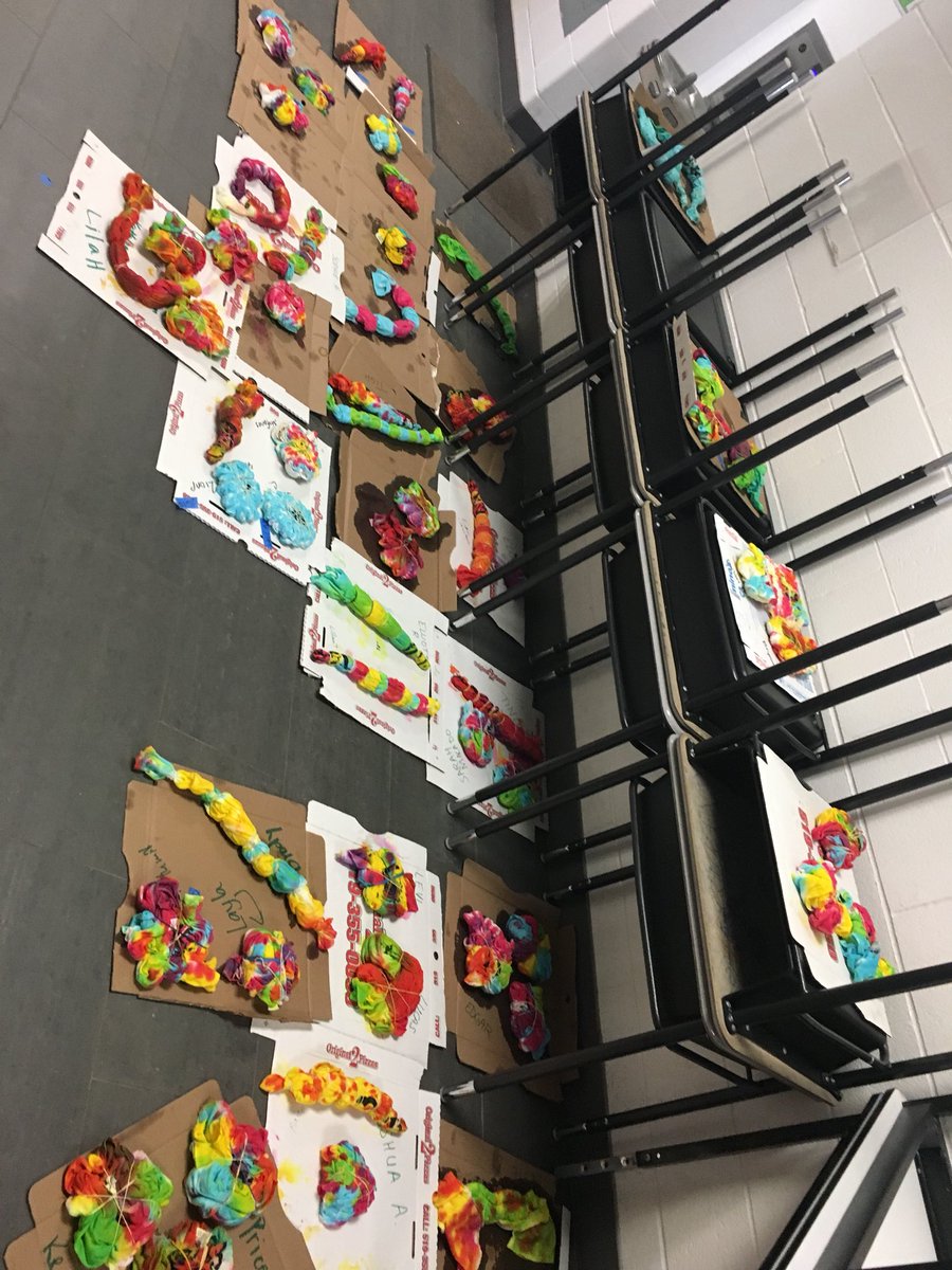 MissHaggart's tweet photo. What a day! Tye dye and bread making. Thank you @mrsj1001 @jemccreery @DMezzatesta https://t.co/jLtmTqCDcX