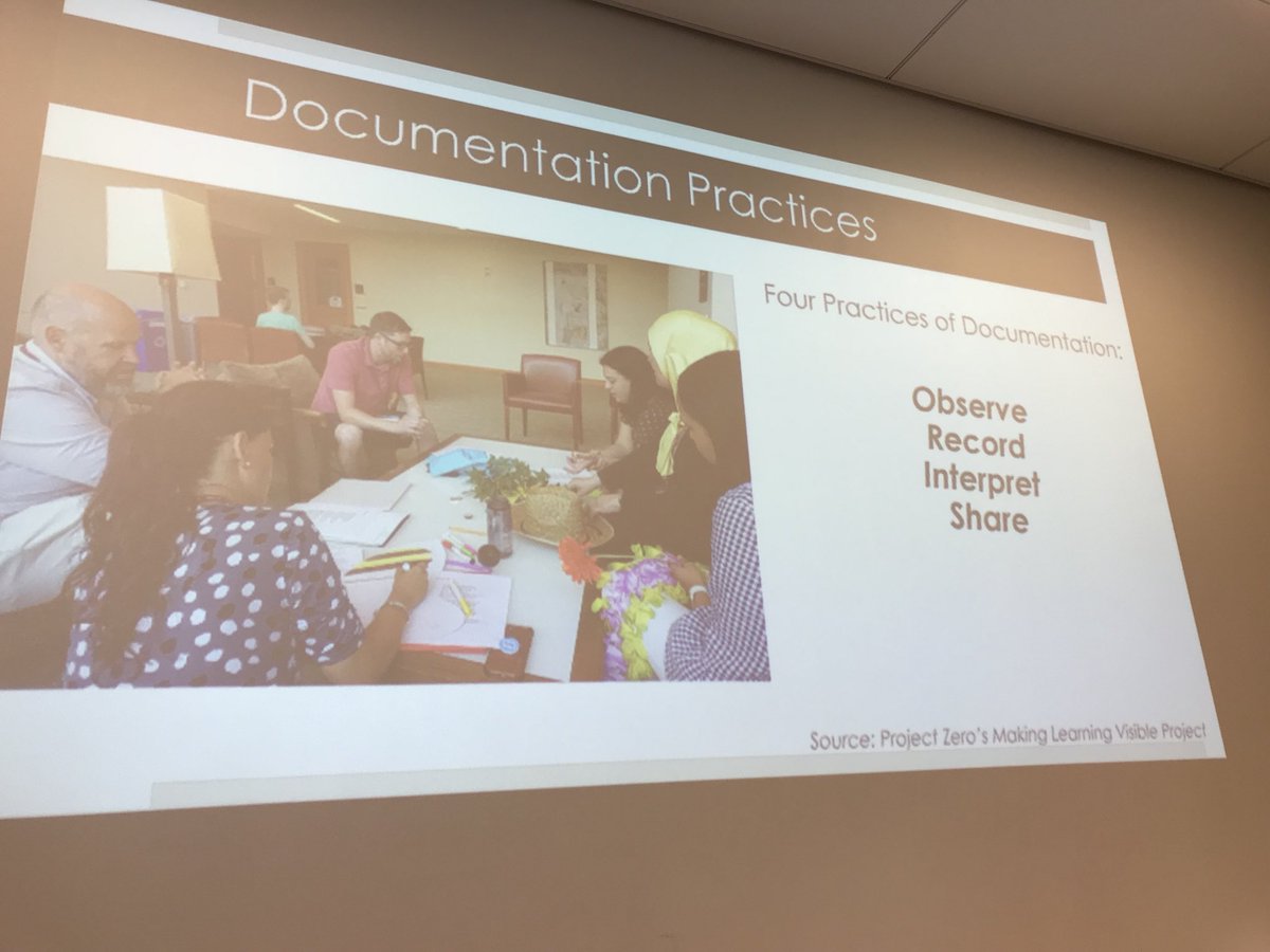 dianak622's tweet image. Slowing down &amp;amp; practicing documenting our learning. #pzc2018 @ProjectZeroHGSE #studygroupF