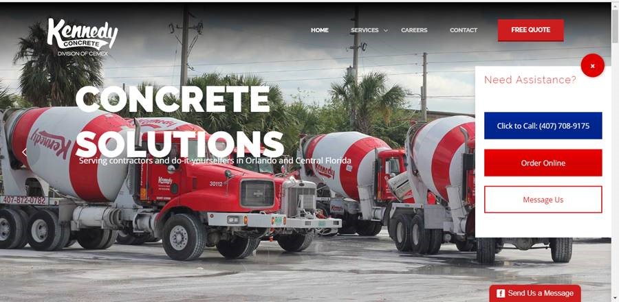 We are excited to announce that you can now buy concrete online on our website! kennedyconcrete.com