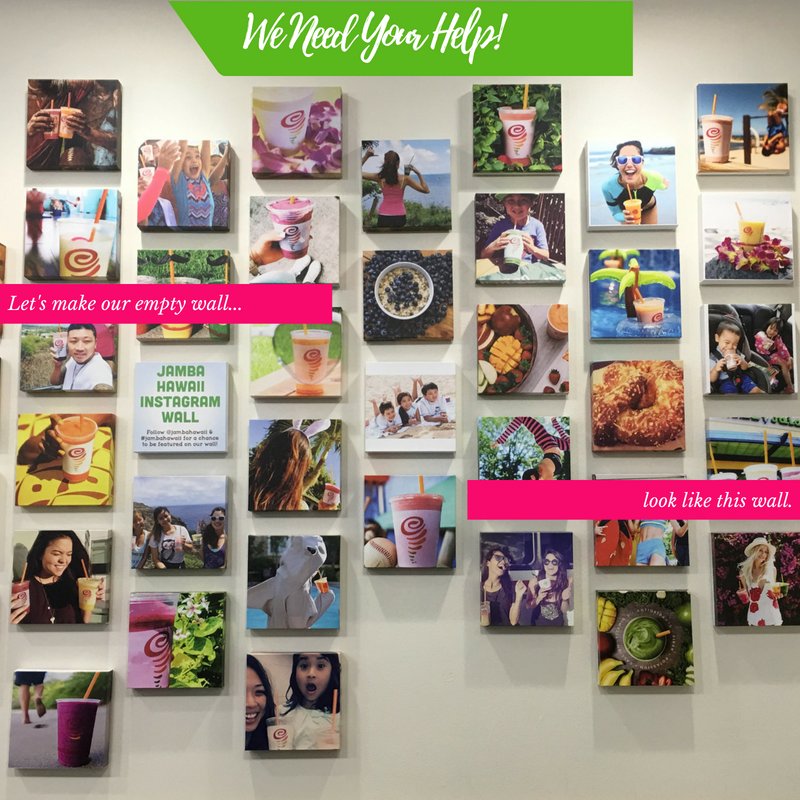 JambaTexasProud's tweet photo. Show us your pics! We're posting your Jamba pictures on our empty College Station Jamba's wall! Use #ThisIsMyCollegeStationJamba &amp; tag @JambaTexasProud on Instagram to submit your photo to be considered for our wall! https://t.co/bjd1X9gMmN