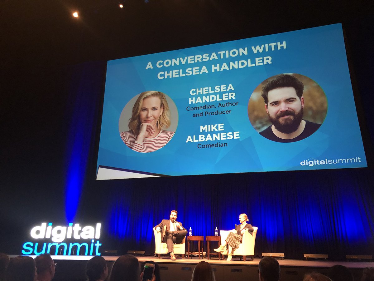 StarfishFaith's tweet photo. Chelsea Handler is in the house! #DSDEN @bigmanmike https://t.co/v6CzclSnWD