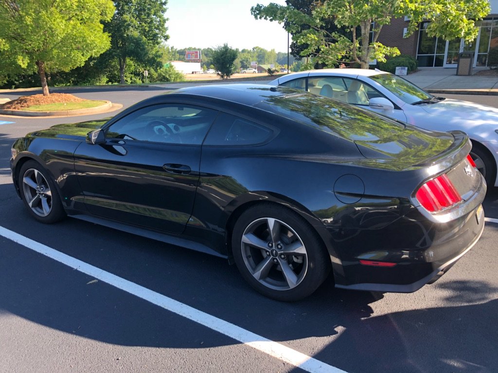 SCAATLANTA's tweet photo. Atlanta people, we need a 2016 Black Mustang (see pictures) for our feature film. The rate is $300/8. Works today in Marietta at 7 PM as well as tomorrow, friday and next week. Send cell #, picture of your car to submissions.sca@gmail.com to be considerd. Subject Line: Hero Car https://t.co/ouWXFLMXBM