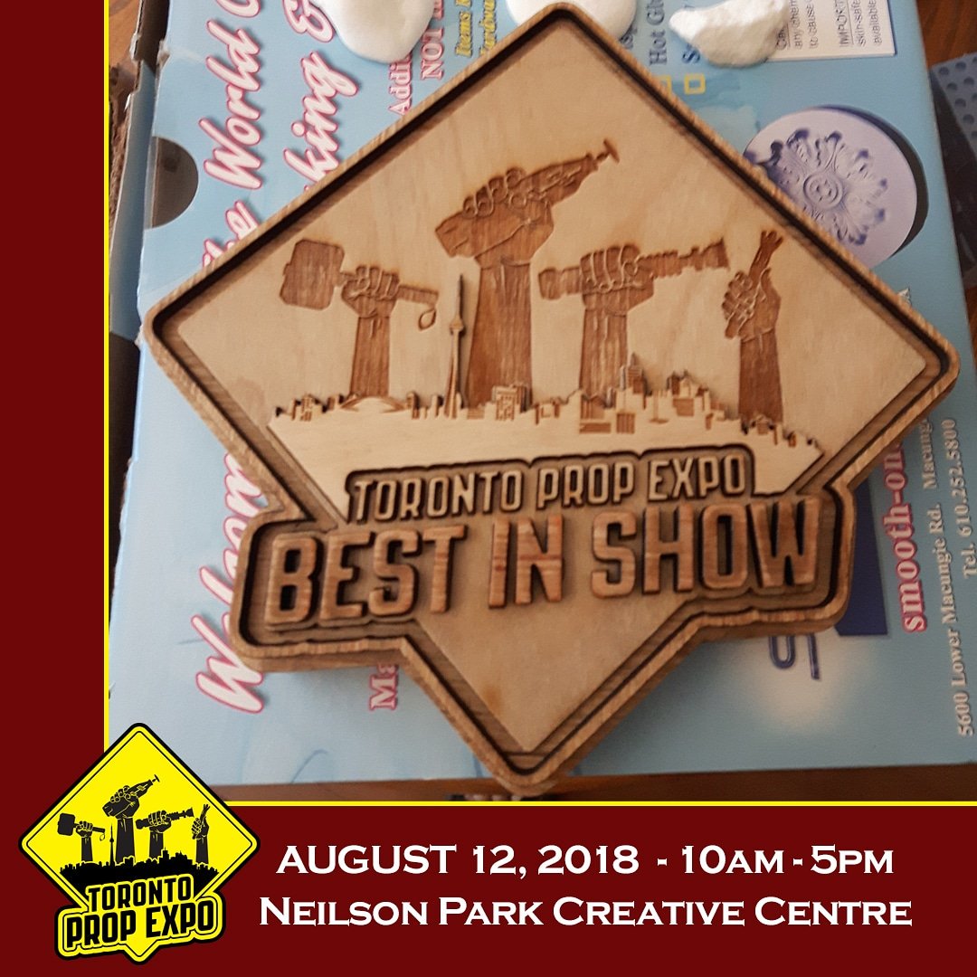 TorontoPropExpo's tweet image. Bring your A game to the #torontopropexpo and win the Best in Show award!  Prototype crafted by @artaggregate