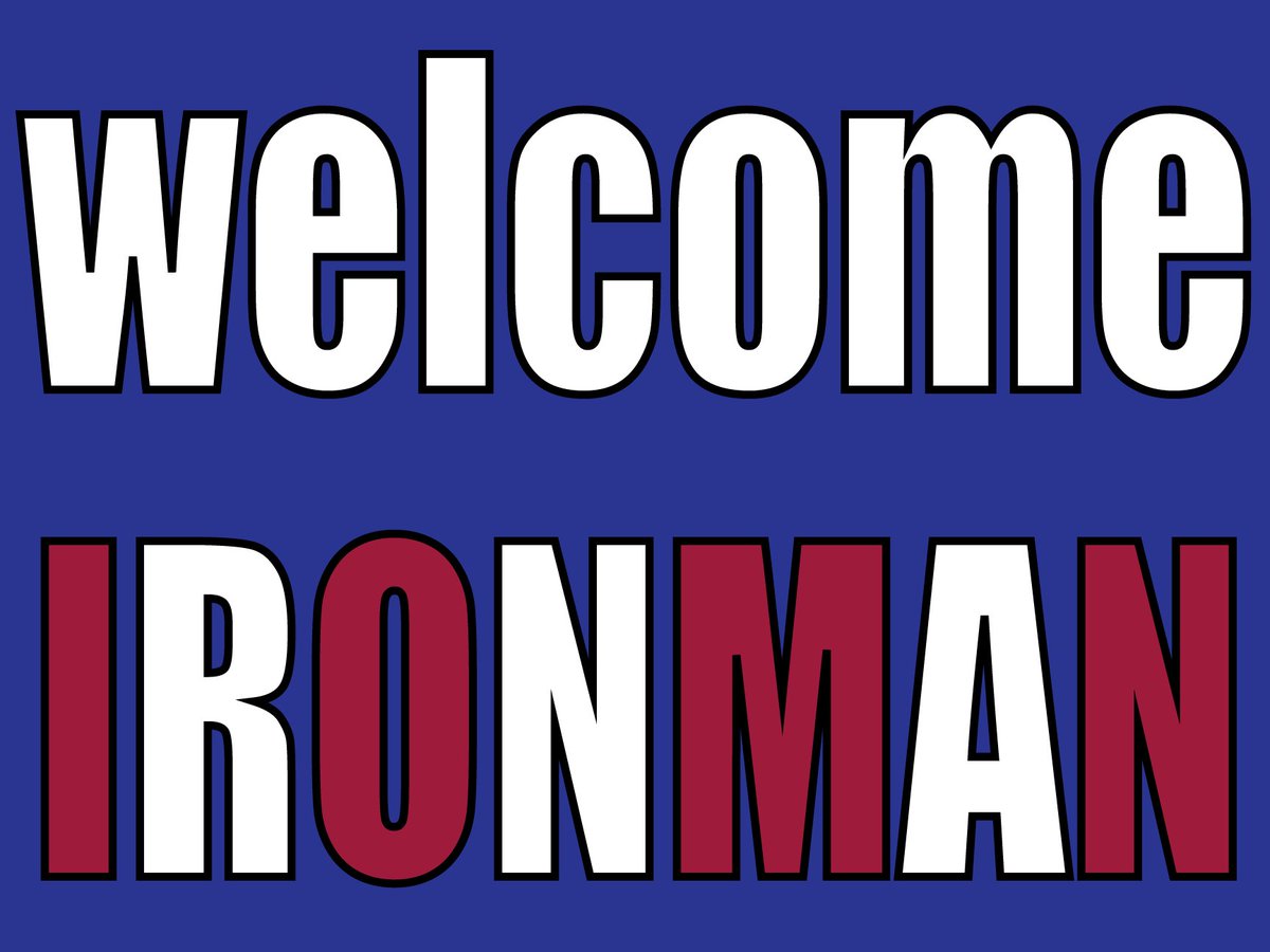CompassPrinting's tweet image. We have these nice Welcome Ironman signs available for purchase - only $10 each.  We only have 4 in stock - cloroplast, 24"x18".  Call 518-891-7050 to reserve one.
