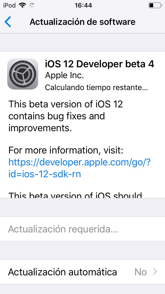 damiantiscornia's tweet photo. Gracias @eduardo_alex12 por avisar #ios12beta4 https://t.co/nR9siXbVAv