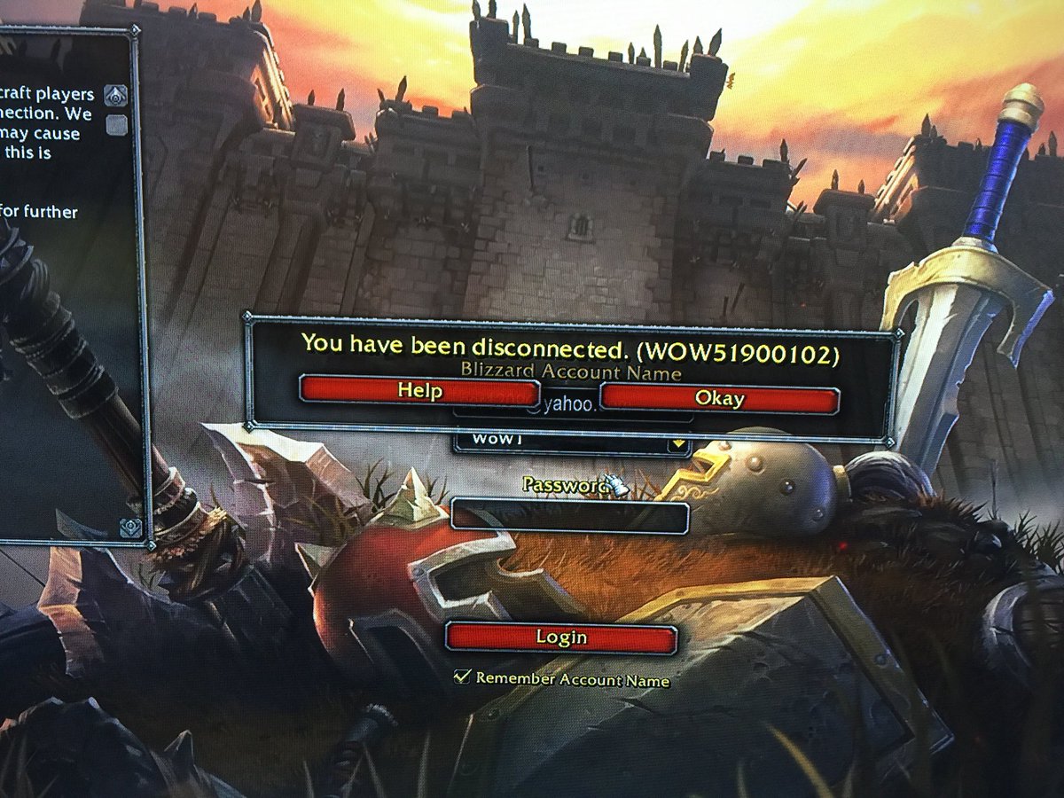 cardcaptorsnaru's tweet photo. @BlizzardCS People are saying they can log in and are fine. I am not one of those people. Lol :) but it’s patch day https://t.co/Voz3ijGK6C