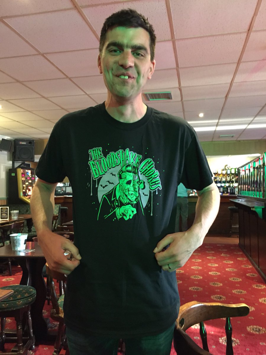 Fabulous night with my special boy with <a href="/TheBloodshake/">TheBloodshakeChorus</a> Had to buy him the T-shirt!