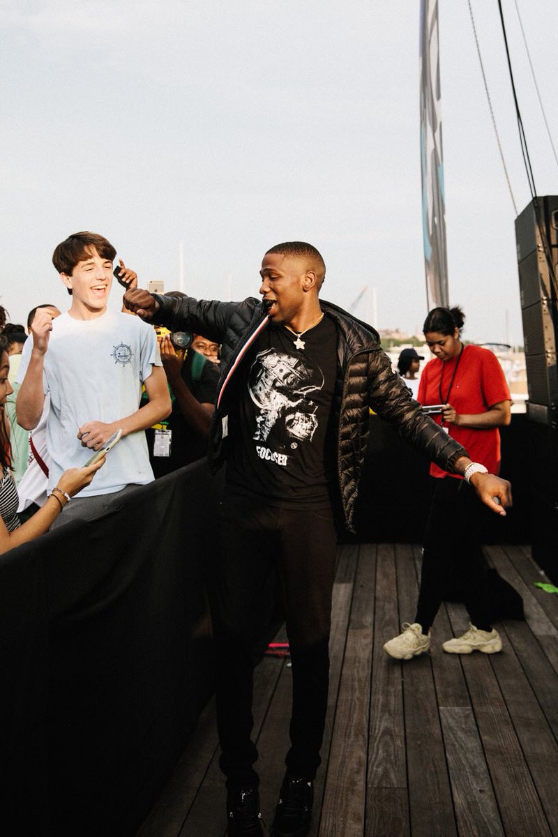 mlbassembly's tweet image. Yesterday with @BlocBoy_JB 🔥 #AllStarGame #mlbassembly 💎 #blocboyjb