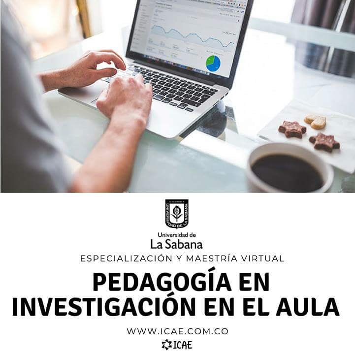 ICAECARIBE's tweet photo. Especialización y Maestría Virtual en Pedagogía en Investigación en el Aula #icae #maestrías #educación #educate #educacionsocial #colombia #cartagenadeindias #FelizMartes #2018 https://t.co/GcsO0LqBl3