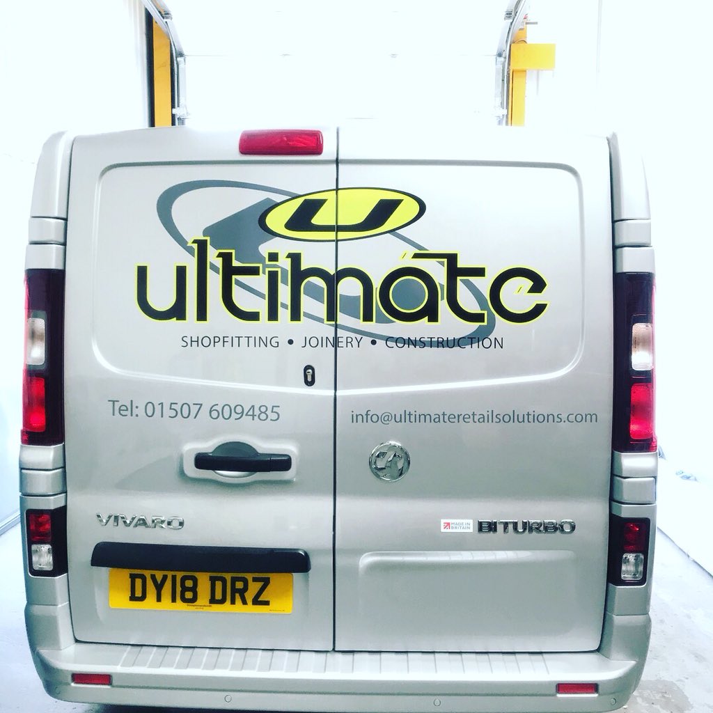 Ultimate_Retail's tweet photo. New van to add to the #fleet supplied by @Thompsonandsmit and #graphics by @grssignscouk outstanding service by both https://t.co/tSMn7SreHB