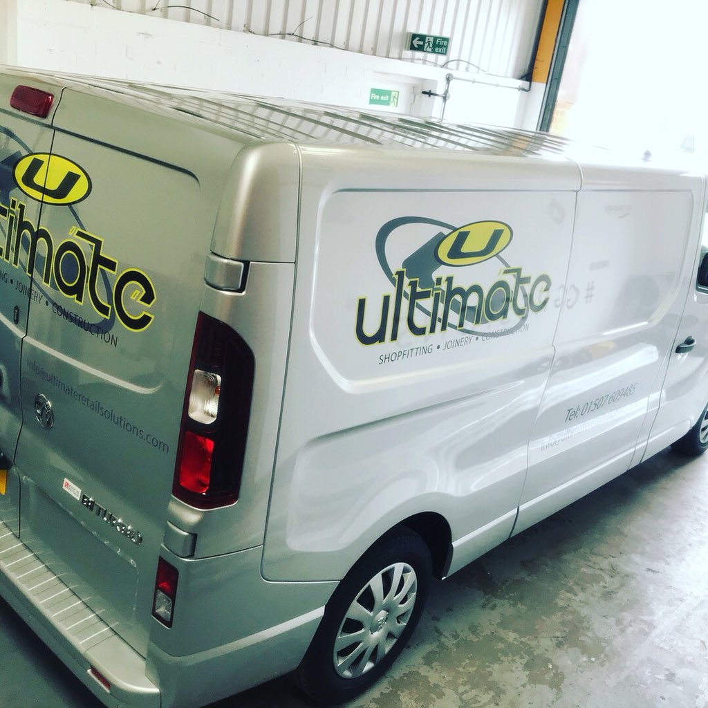 Ultimate_Retail's tweet photo. New van to add to the #fleet supplied by @Thompsonandsmit and #graphics by @grssignscouk outstanding service by both https://t.co/tSMn7SreHB
