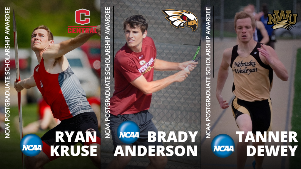 AmerRiversConf's tweet photo. @CentralDutchTF Ryan Kruse, @KohawkTennis Brady Anderson, @NWU_TRKnFLD Tanner Dewey Earn @NCAA Postgraduate Scholarships. https://t.co/16GdHOz1Ge #IIACTF #IIACmtn #IIAC https://t.co/fx62FlKLRl