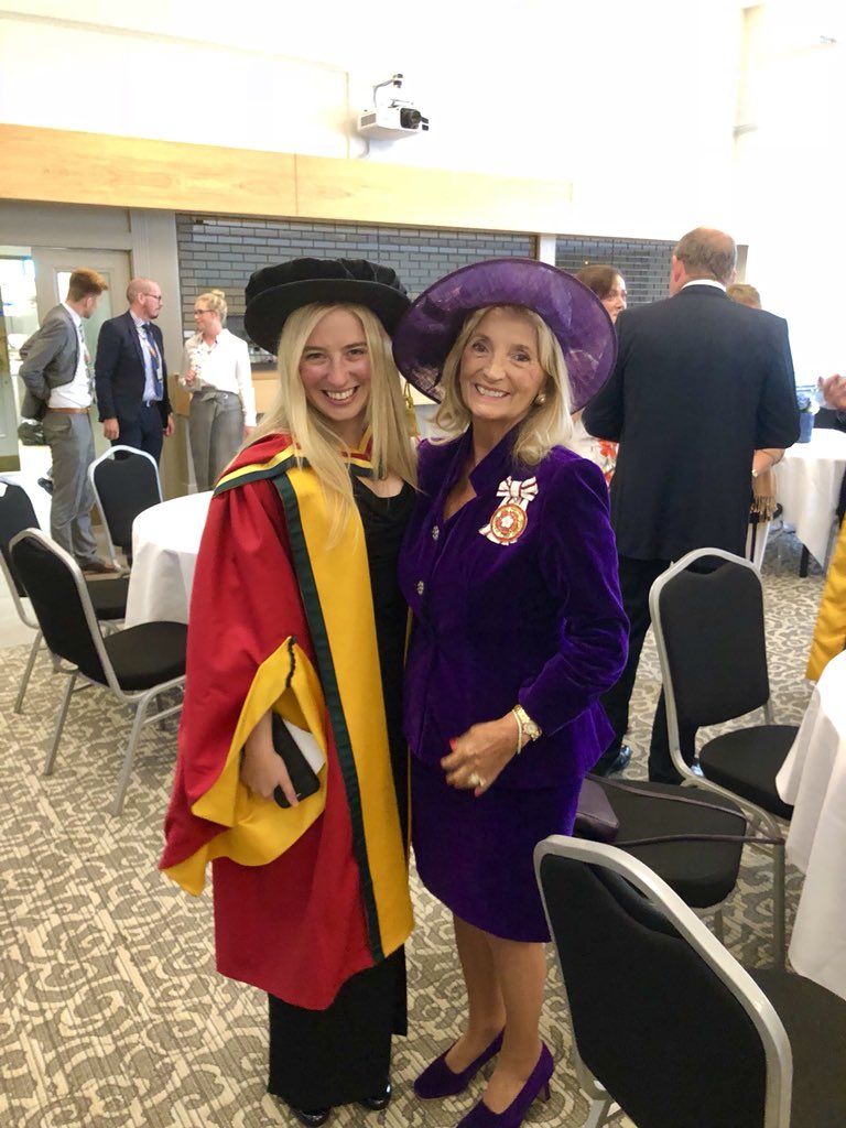 The special and extraordinarily talented @NewmanEJ was awarded an #HonoraryDoctorate @BoltonUni today for her outstanding contribution to Arts & Culture and @octagontheatre and to the town & people of #Bolton @boltoncouncil a privilege to represent @GMLO_UK
