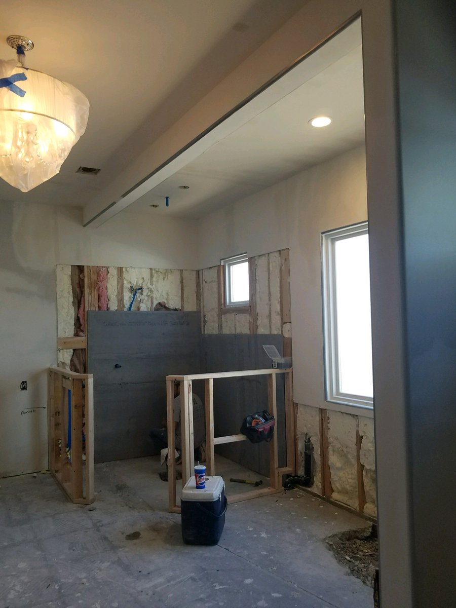 RetroProLLC's tweet image. Love to see progress photos of a project. It really shows all the hard work put into a remodel. This master bathroom is going to be gorgeous when it's finished!