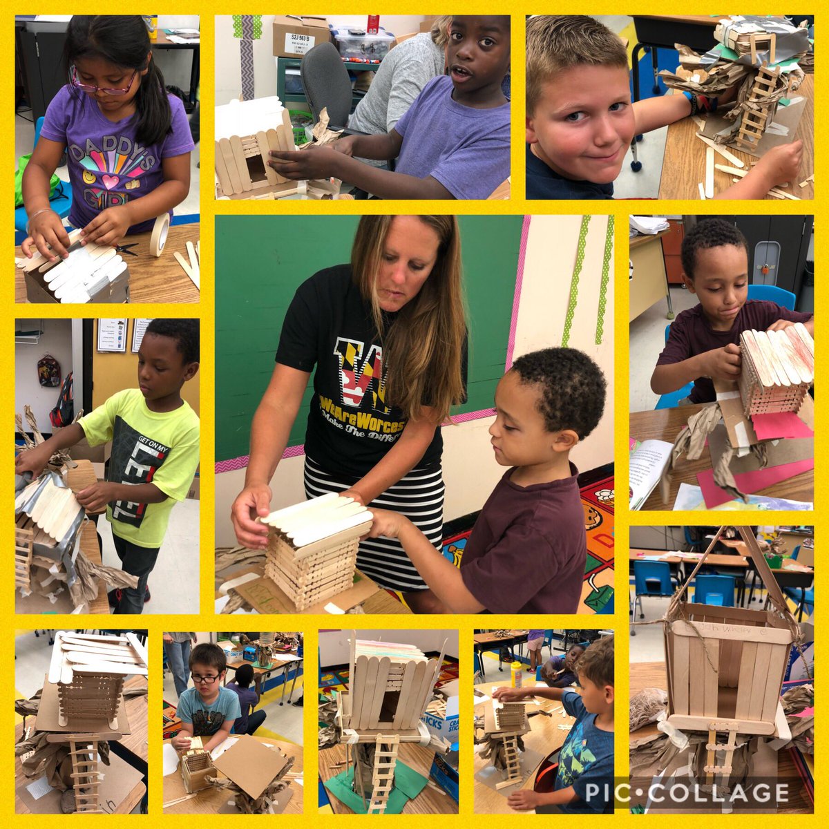 💙💛 Grade 3 #Engineers design, create and build tree houses &amp; find ways to solve challenging design solutions!  #SummerAcademy <a href="/PocomokeElem/">Pocomoke Elementary School</a> <a href="/MBrowne_98/">Dr. Michael Browne</a> <a href="/WorcesterSystem/">Worcester Schools MD</a>