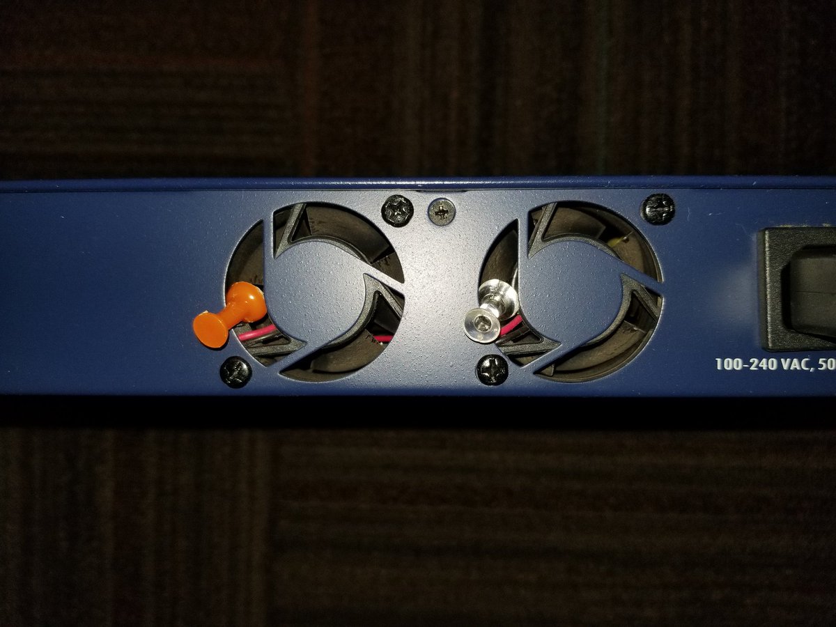 sqlbot's tweet image. Apparently, someone *really* doesn&apos;t like the sound of equipment cooling fans.