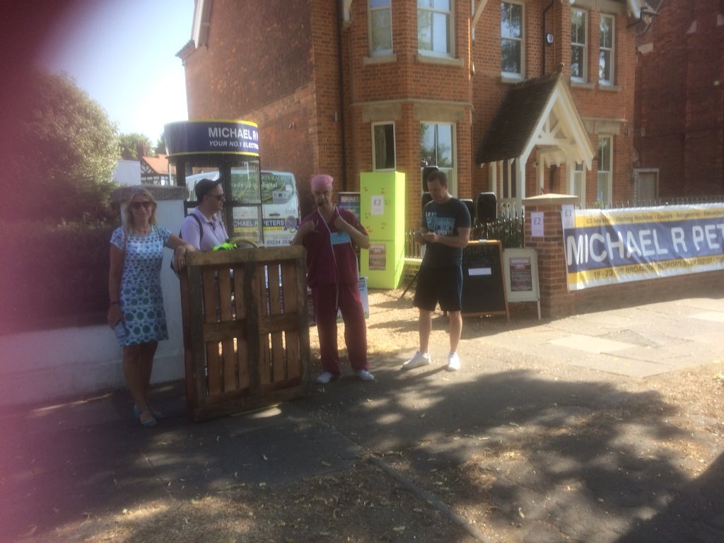 Bedford Hospital Charity thank Michael R Peters for the competition on Saturday at the River Festival in aid of our Charity.  The lucky winners won a fridge-freezer.
Michael Peters have always contributed to the running of our Primrose Cars taking cancer patients to Addenbrookes.