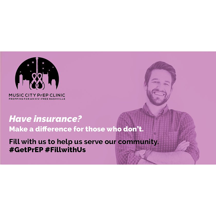Have insurance?  Make a difference for those who don't.  Get your PrEP from us.  Fill with us to help us help our community. 
#BeAHero #Get2Zero
musiccityprep.org/blog