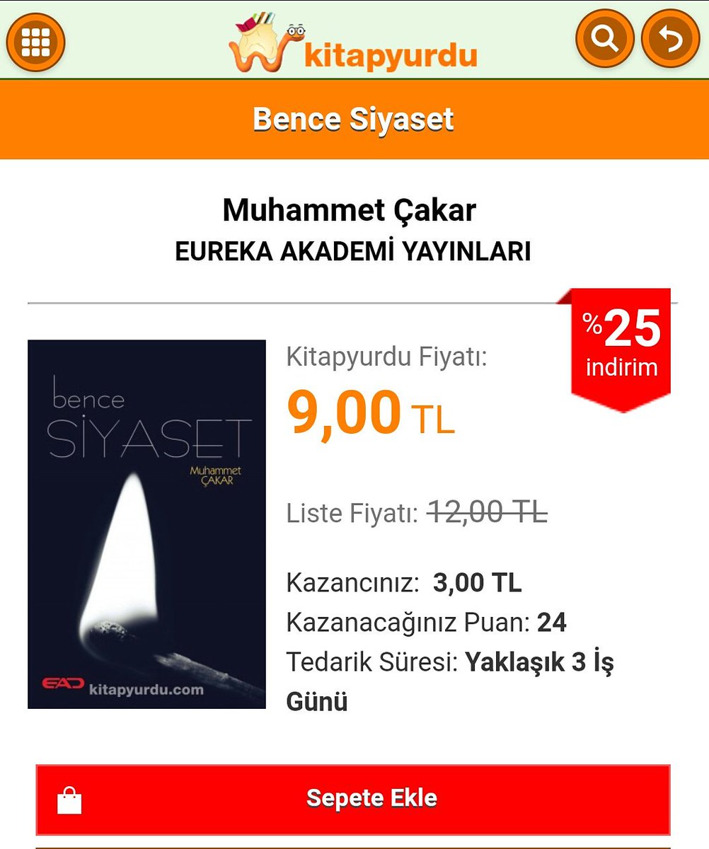 muhammetcakar55's tweet photo. Yoksa siz halen #bencesiyaset kitabımı almadınız mı?
@kitapyurducom
#siyaset #kitapyurdu #muhammetcakar #kitapkokusu #kitap #tekdost #ilkgözağrısı https://t.co/V7mIPatcCl