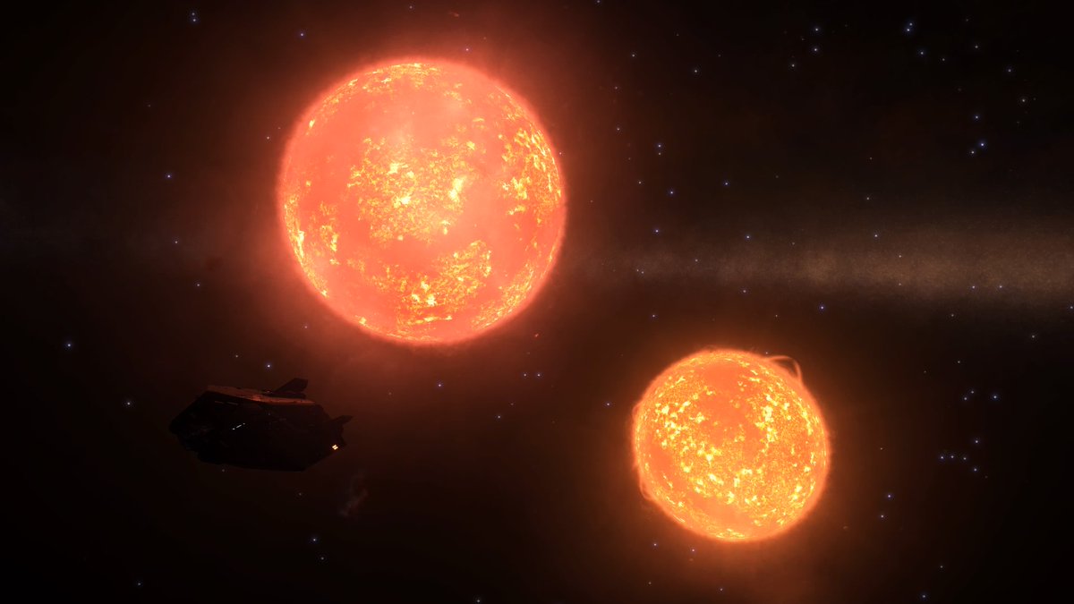 CmdrWistler's tweet photo. New pants! Every time that drop out of hyperspace and THROUGH the binary companion. Every time! #RoadToColonia https://t.co/aaBSyjWKaM