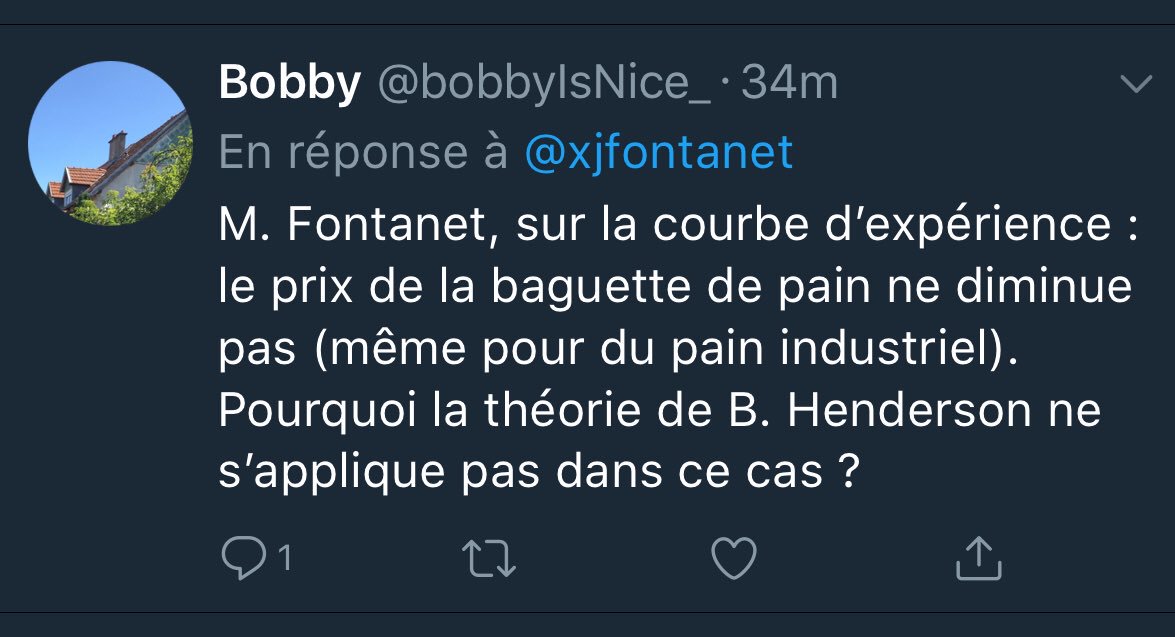 xjfontanet's tweet photo. Bobby,
Contrairement aux mémoires RAM la baguette et ses composants (blé) n’ont que très peu de croissance , leur expérience ne s’accumule que très très lentement , voilà pourquoi leur prix ne baisse pratiquement pas . Bobby cous avez très bien fait de poser la question ! https://t.co/s4kKIpvRaK