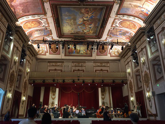 Taking in the culture at #Eisenstadt, #Austria.  What an amazing experience to play at #Esterhazy Palace!!! #musicandyouth #cyorocks