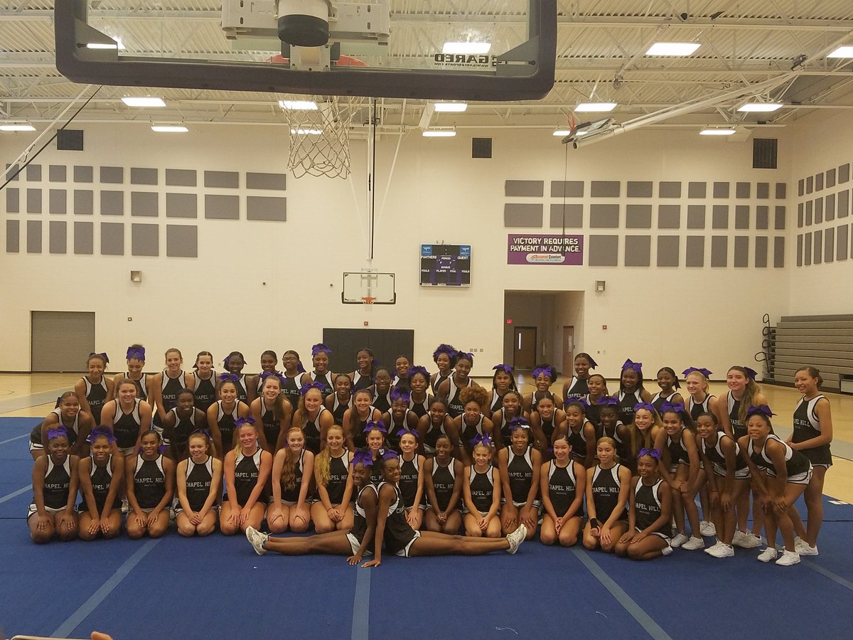 CHHSVarsity's tweet photo. Another great day of Sideline Cheer Camp! 💜🖤💜🖤 https://t.co/GIsucJ7mGs