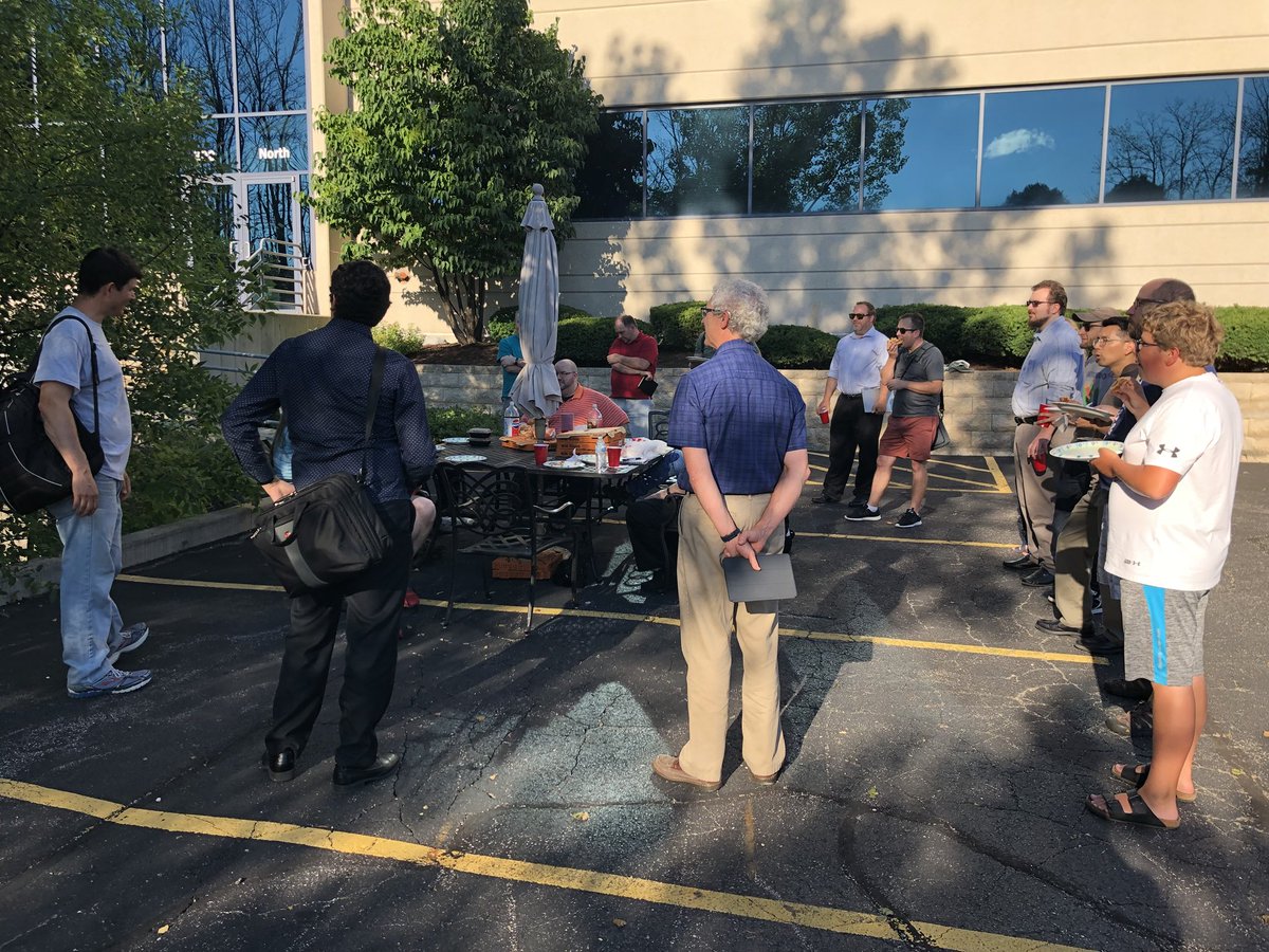 mkepug's tweet image. Our usual building at @Centare is out of power! Looks like we’re a PHPicnic usergroup today. Luckily it is a beautiful day, and a generous member supplied pizza.

@aaronsaray will present normally in September. No meeting in August.