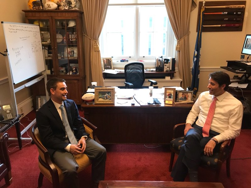 amazon_policy's tweet photo. More than 6,500 #LA-based small- and medium-sized businesses sell on @AmazonMarketPl. Tyler LeCompte of Confetti Mama is one of them. Here he is meeting with @RepGarretGraves as part of #PrimeDayDC #PrimeDay. Thanks for making LA a great place to do business, Congressman! https://t.co/QUSCSNkElS