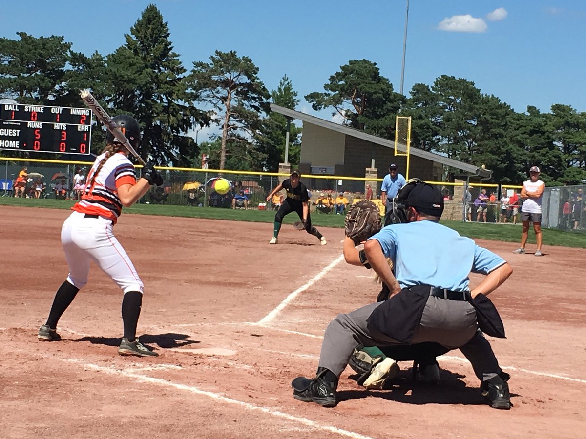 PaulYeager's tweet photo. Hey @WartburgCollege and @WartburgBands , you also have an alum on the #iahssb state field as Brian Cole is behind the plate for this game. https://t.co/XSDy58U7QC