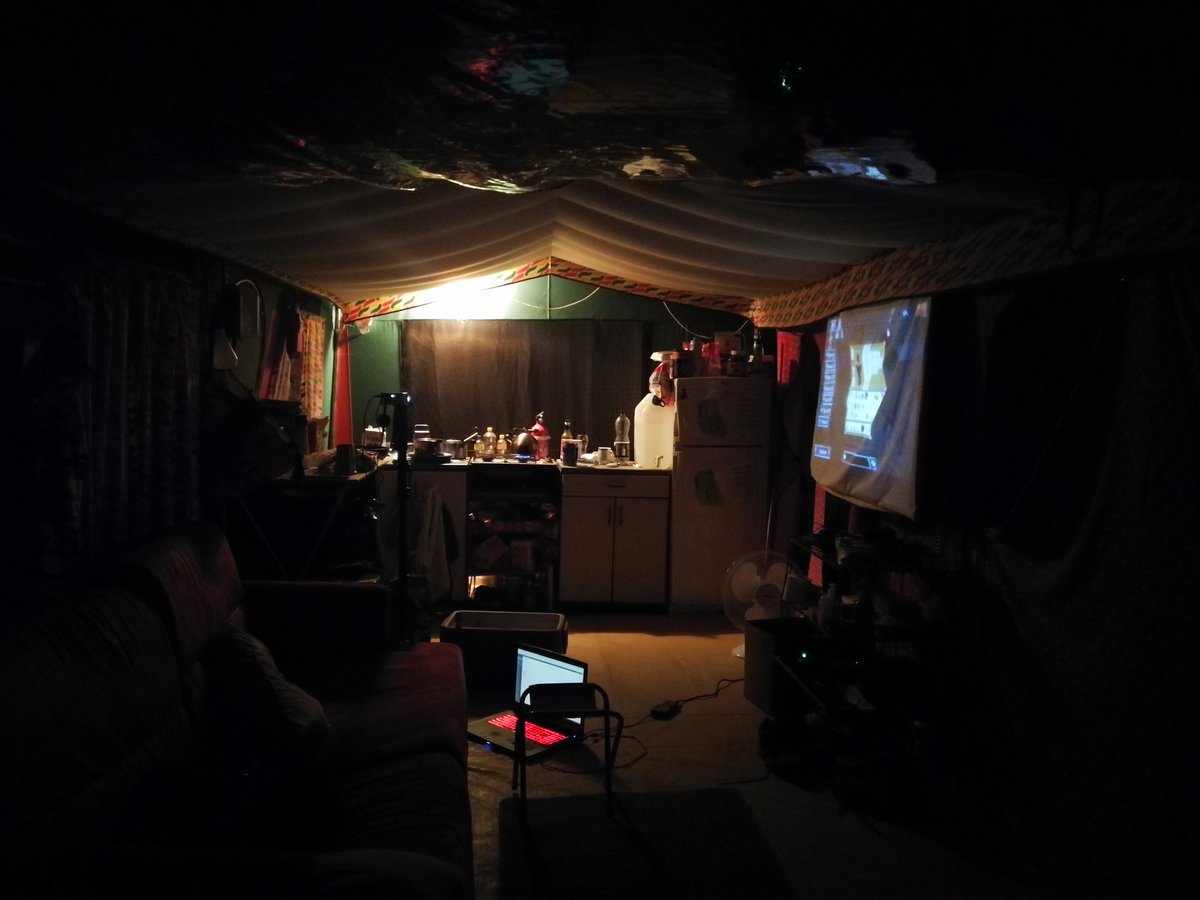DsNomads's tweet photo. Late night tenting with @fynstarr ;) https://t.co/UK5c7igfeN