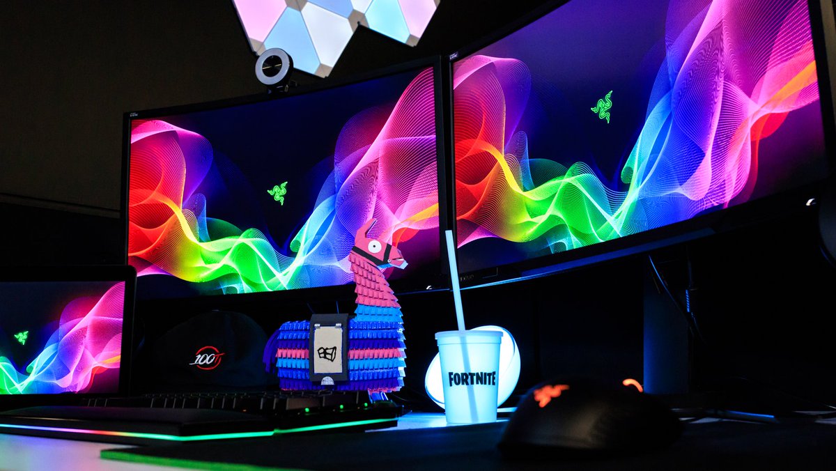 Hunting for supply llamas.