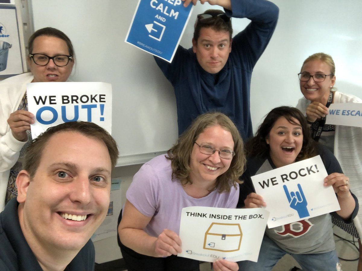 AndyMaillet's tweet photo. Come “Breakout with Us” tomorrow at @WillinkTitans from 1:10-2:55! #techcamp #navigatethepossibilities #OneWebster https://t.co/ggJEhCtiN0