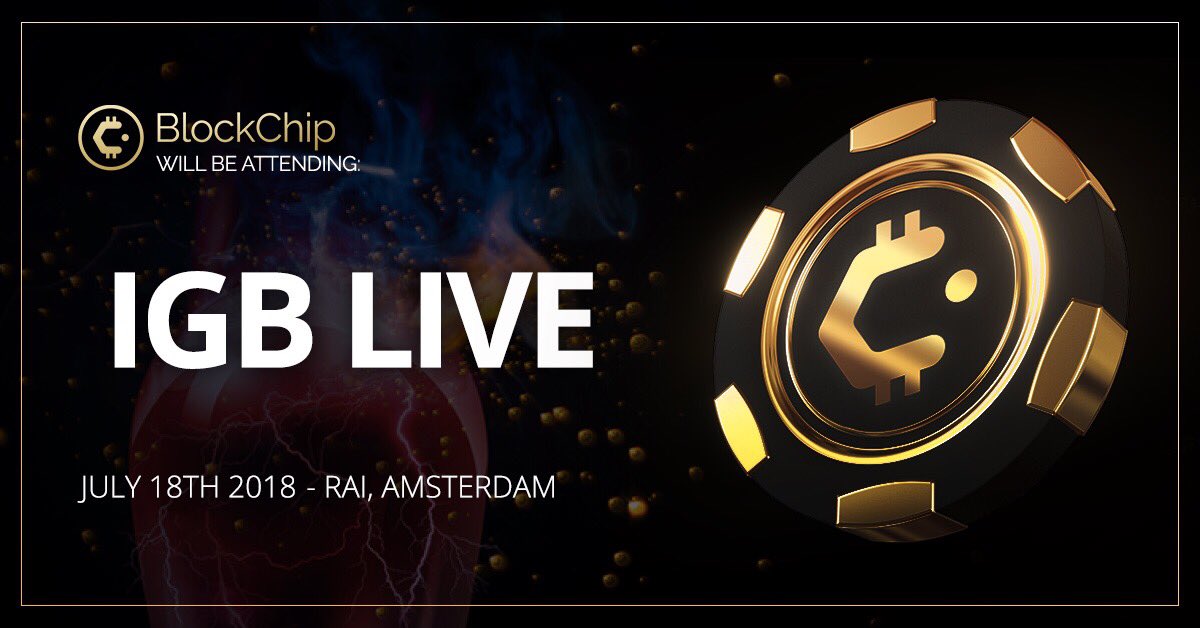 Blockchip_com's tweet photo. Team @blockchip_com en route to @igamingbusiness Live, 17-20/7 - an inaugural iGaming super-conference in Amsterdam. Canโt wait to pitch The Future of iGaming! #blockchip #bitcoin #ethereum #blockchain #ico #igaming @iGBAffiliate @iGamingCalendar https://t.co/m5LUkOIhc7